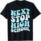 Next Stop High School Elementary School Graduation 2025 T-Shirt - T-Shirt | Black