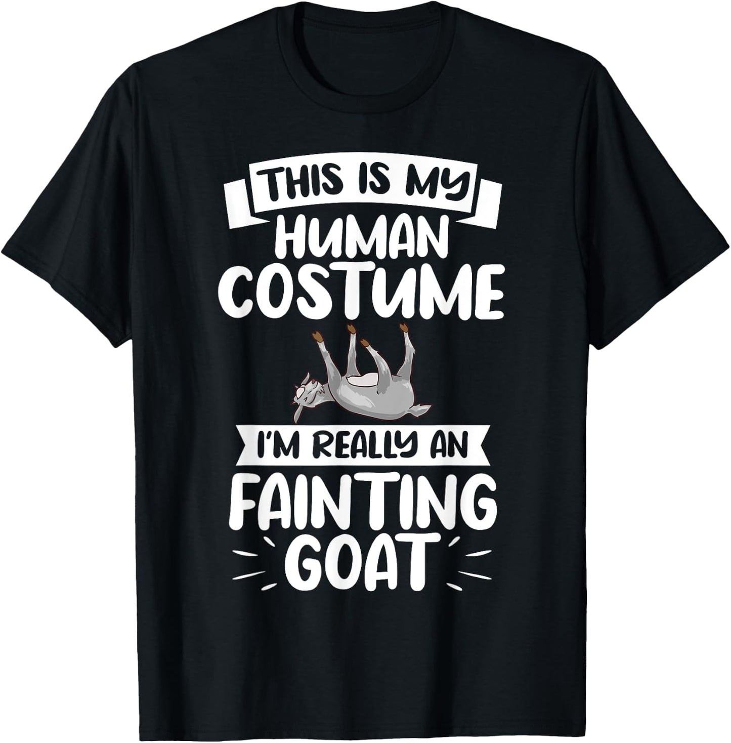 Fainting Goat Funny Tennessee Myotonic Goats T-Shirt - T-Shirt | Black