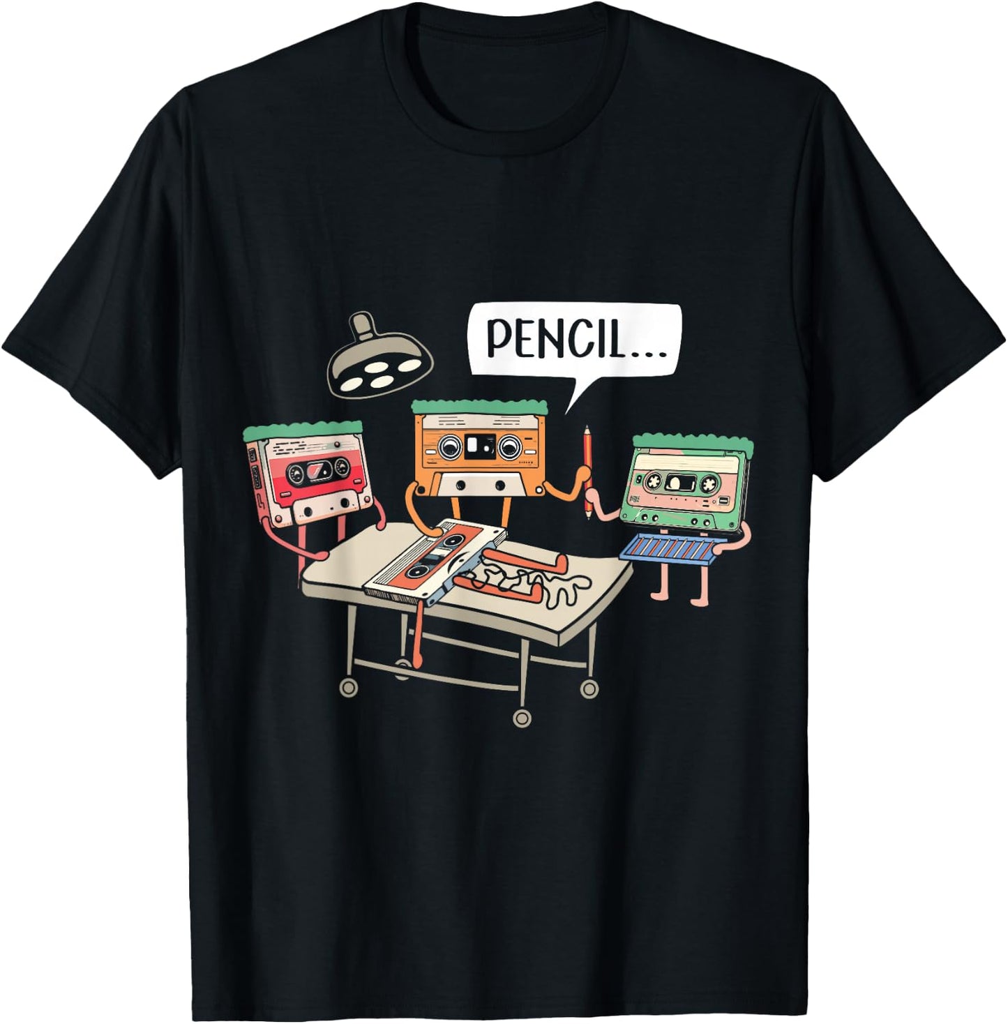 Vintage cassette tape 80s retro music lover T-Shirt - T-Shirt | Black