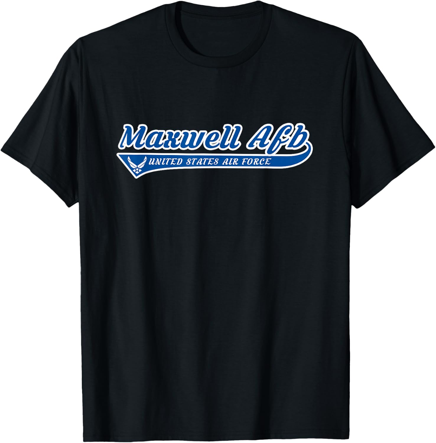 Maxwell Air Force Base - Maxwell AFB Alabama AL Vintage Gift T-Shirt - T-Shirt | Black