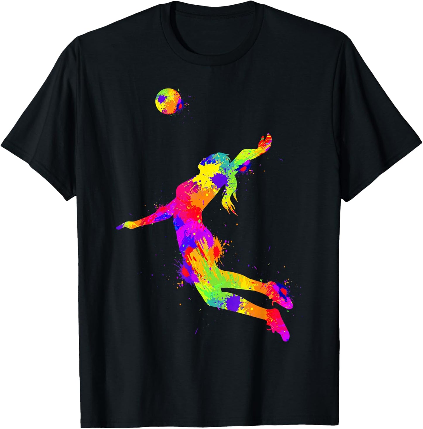 Volleyball Girls Volleyballer Women T-Shirt - T-Shirt | Black