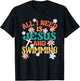 Religious Swimmer All I Need Is Jesus And Swimming T-Shirt - T-Shirt | Black