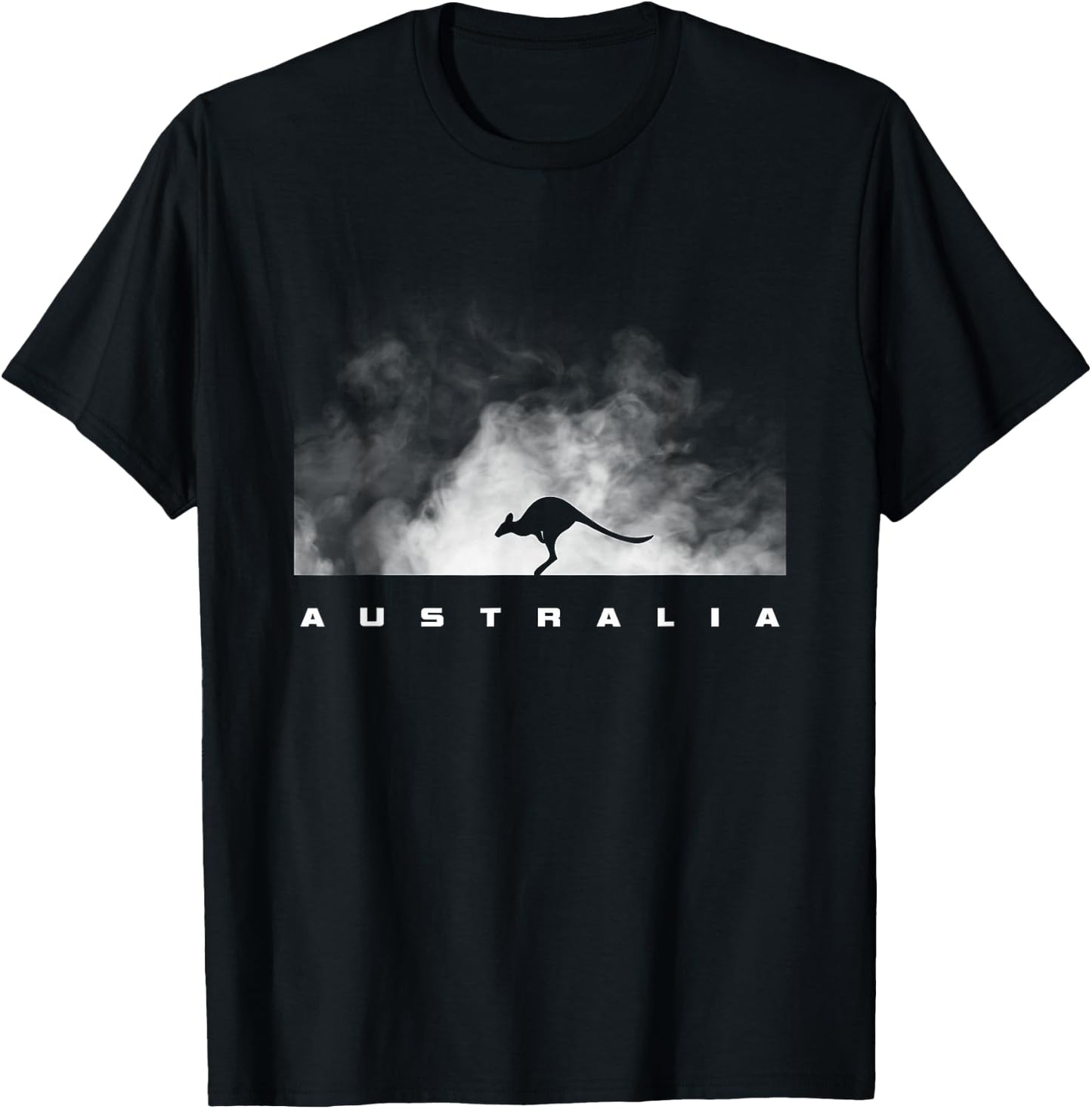 Australia Kangaroo T-Shirt - T-Shirt | Black