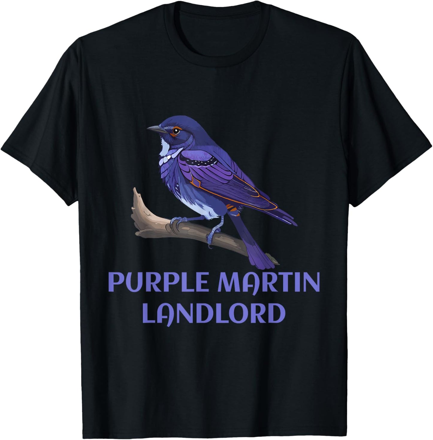Purple Martin Landlord Purple Martin Birds Lover Adult kids T-Shirt - T-Shirt | Black