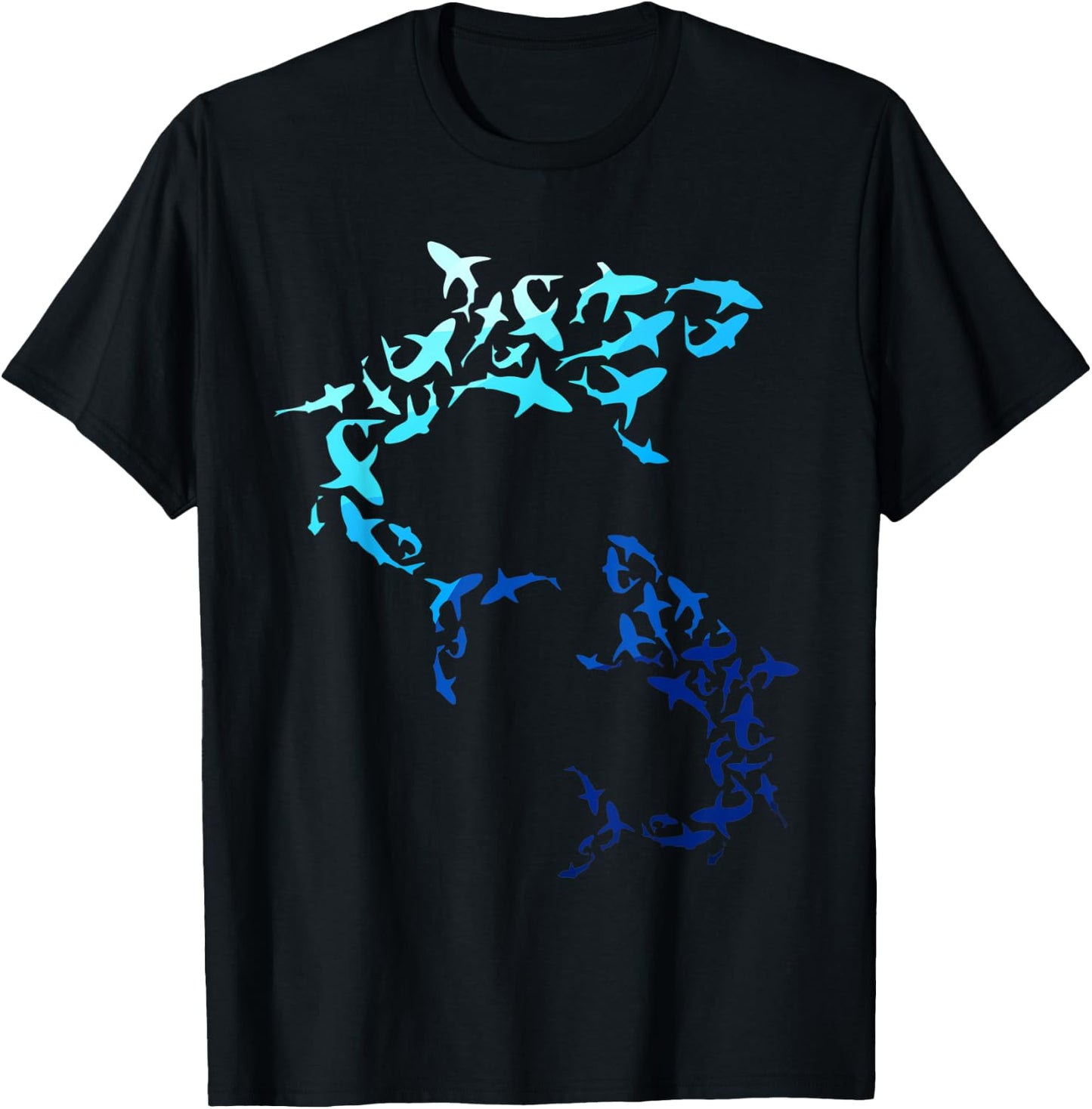GreatWhite Shark Lover Marine Biology Animal Science T-Shirt - T-Shirt | Black