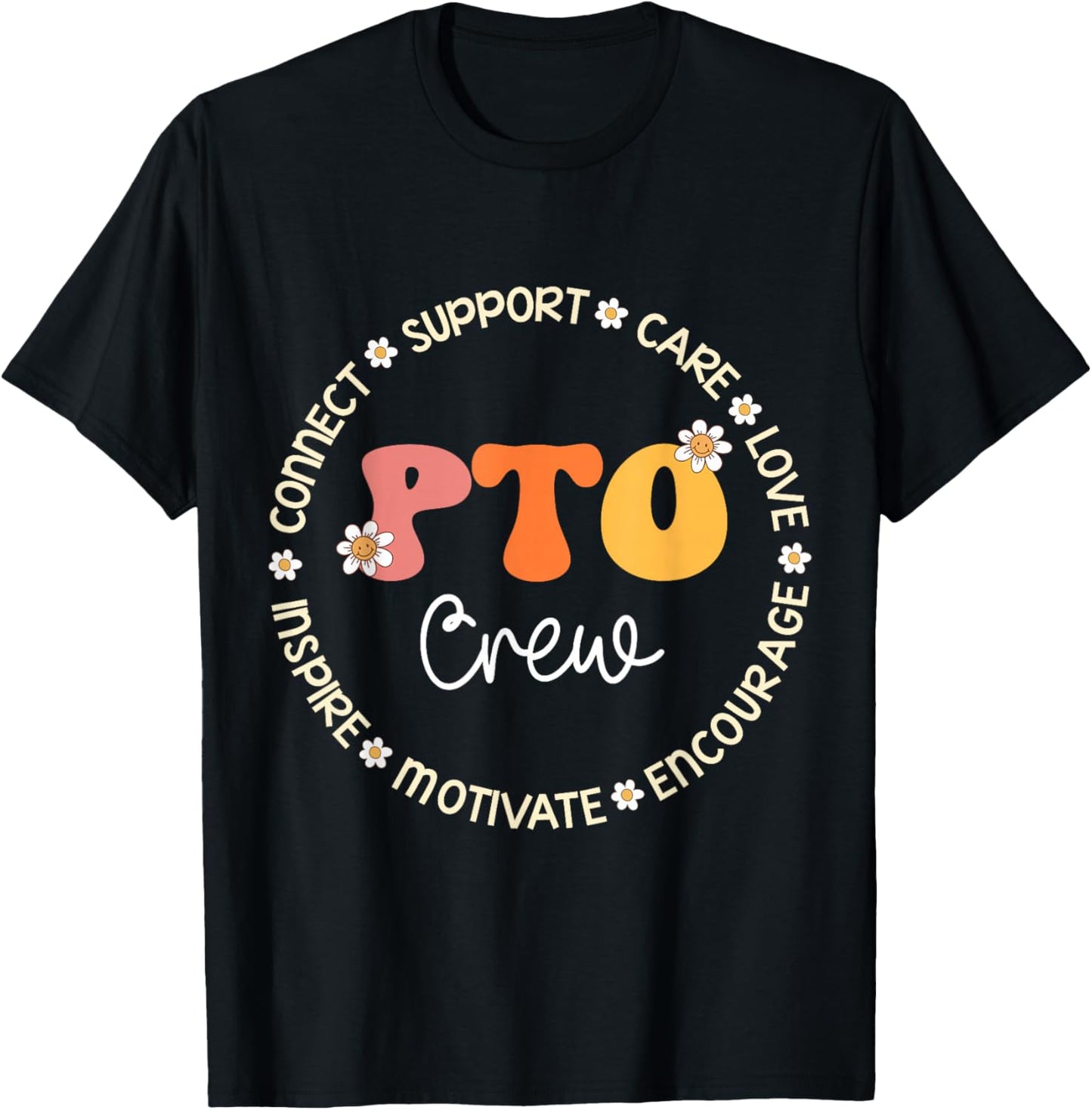 PTO Crew Appreciation Week Back to School T-Shirt - T-Shirt | Black