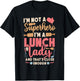 Lunch Lady I'm Not A Superhero I'm A Lunch Lady And That's T-Shirt - T-Shirt | Black
