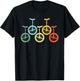 Funny Vintage Unicycle Design Women Unicycling Lover T-Shirt - T-Shirt | Black