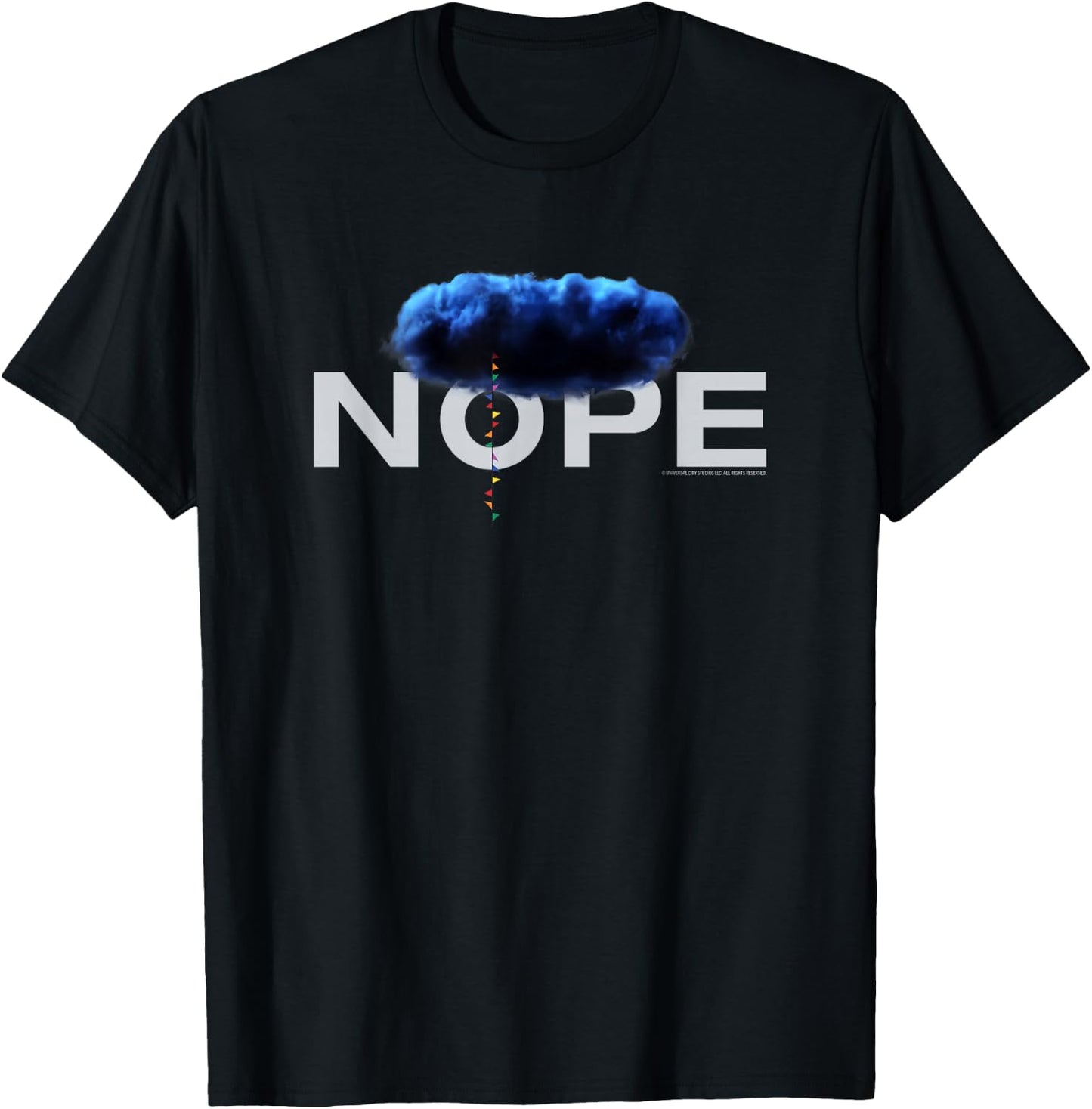 NOPE Blue Cloud Logo T-Shirt - T-Shirt | Black
