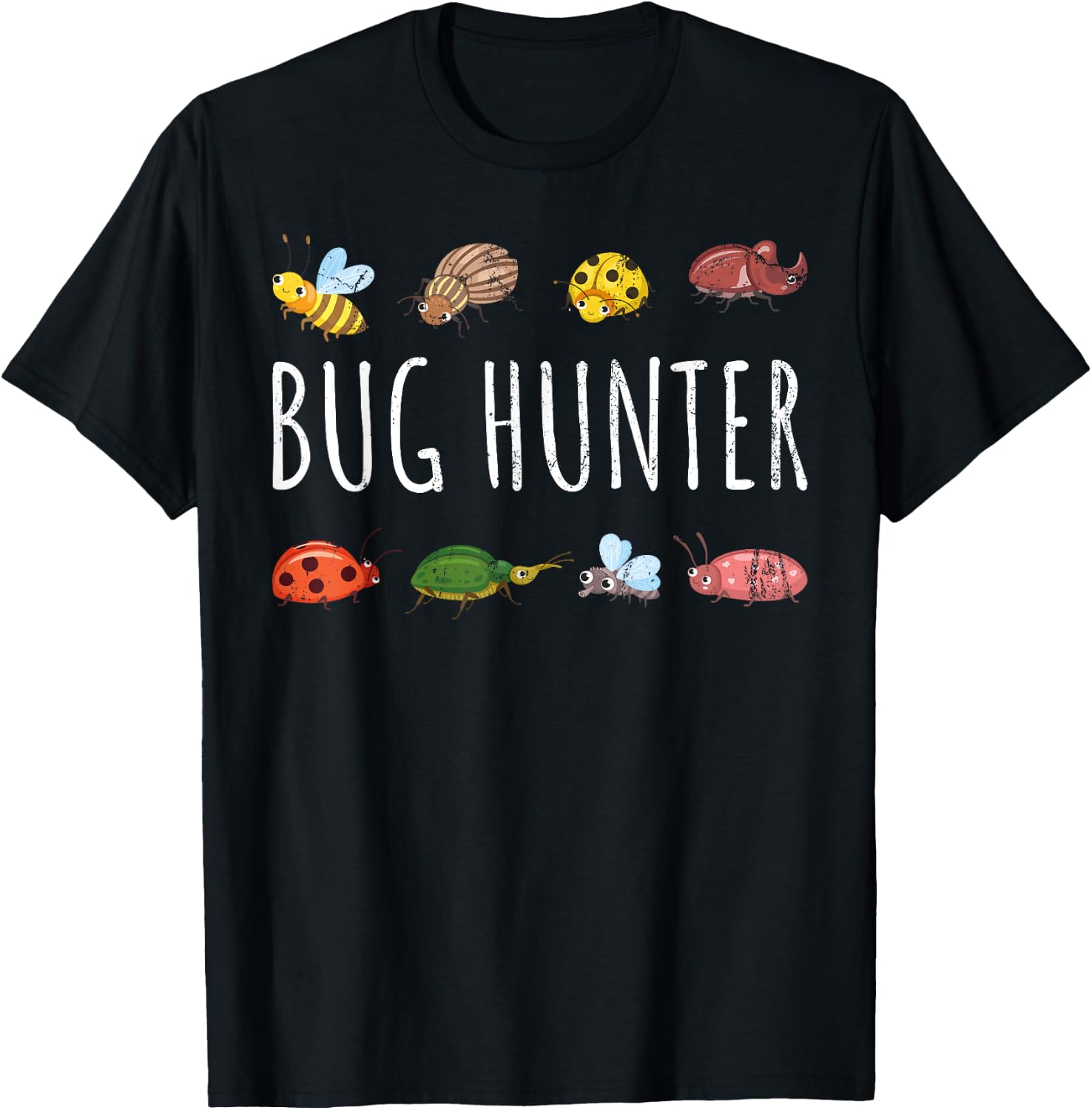 Beetle Hunter Insect Collector Biology Entomology Beetle T-Shirt - T-Shirt | Black