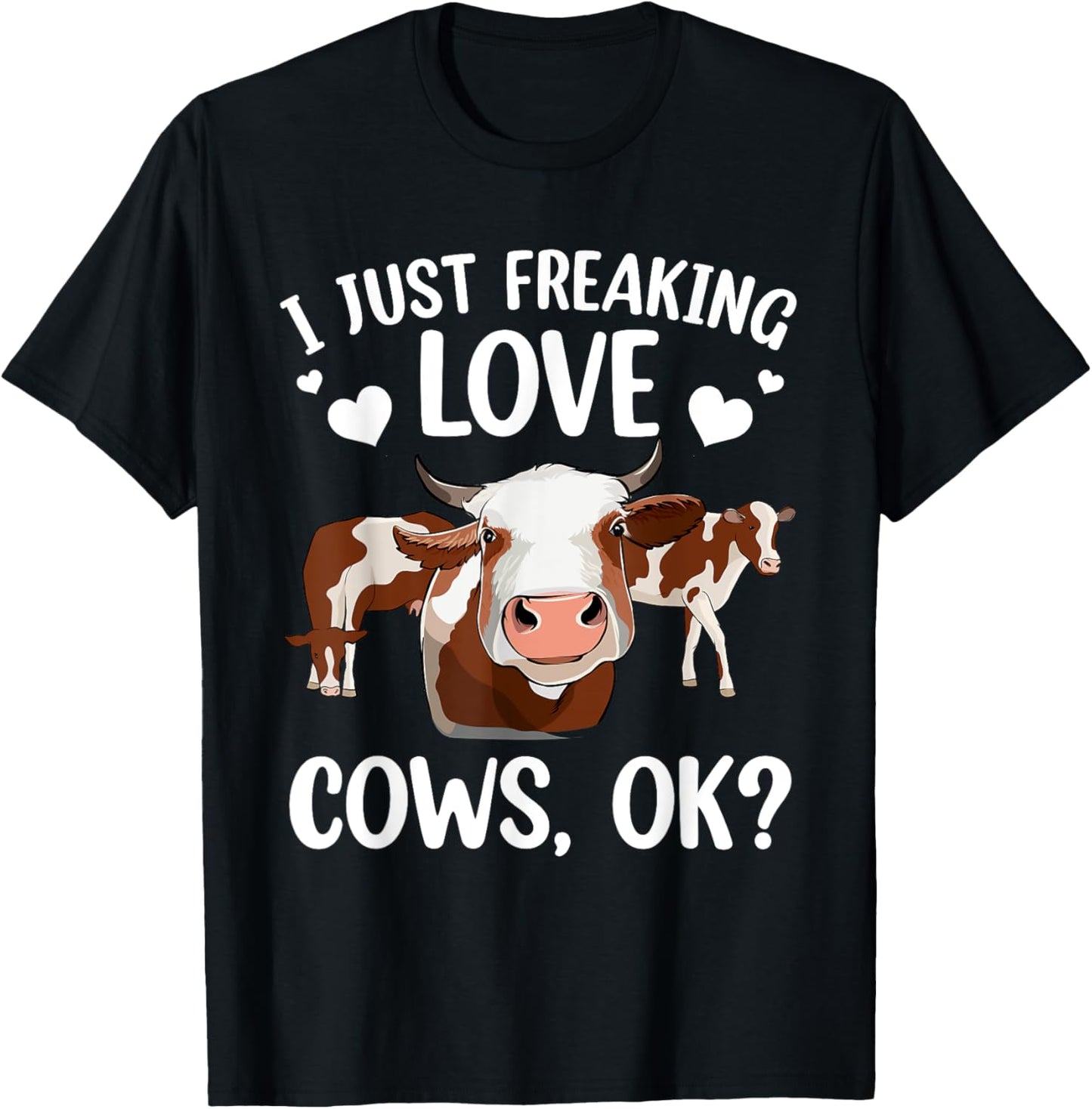 Cool Cows Women Cow Lover Farmer Cattle Farm Animal T-Shirt - T-Shirt | Black