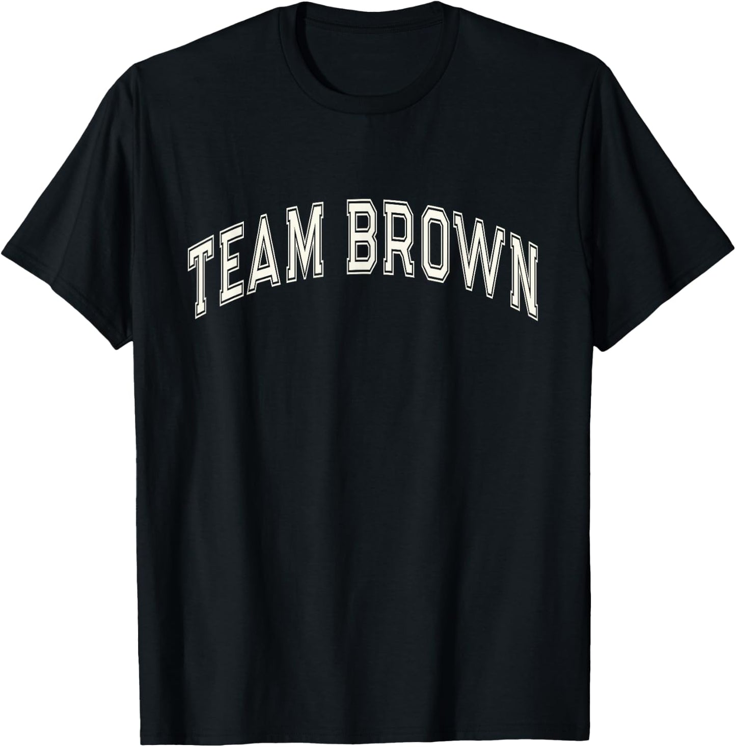 Summer Camp Color TEAM BROWN Competition Event War Game T-Shirt - T-Shirt | Black