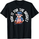 Risk It For The Brisket Funny Pig Grilling Barbecue Pork BBQ T-Shirt - T-Shirt | Black