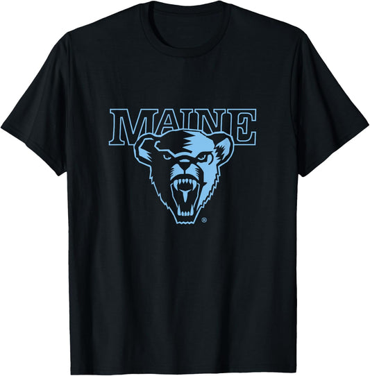 Maine Black Bears | Official NCAA University of | PPME068 T-Shirt - T-Shirt | Black