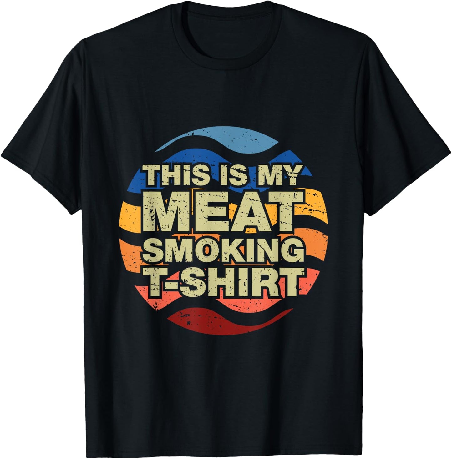 BBQ Grill Retro, Smoker Accessories Gifts Barbecue T-Shirt - T-Shirt | Black
