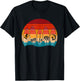 Surf Life Vintage Surfing Retro Beach Surf Board Surfer Women Kids T-Shirt - T-Shirt | Black