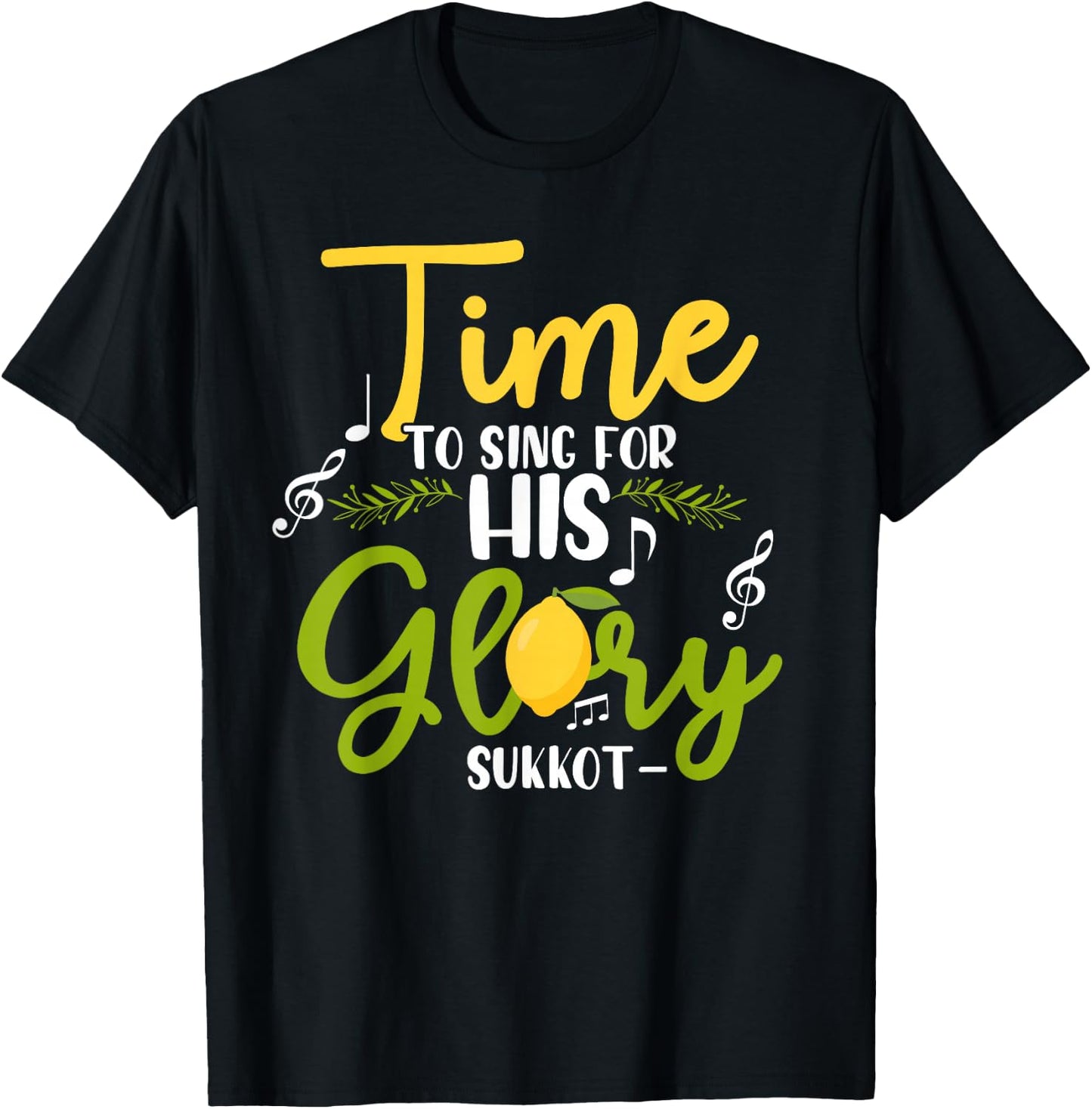 Feast of Tabernacles Biblical Religious Sukkot T-Shirt - T-Shirt | Black