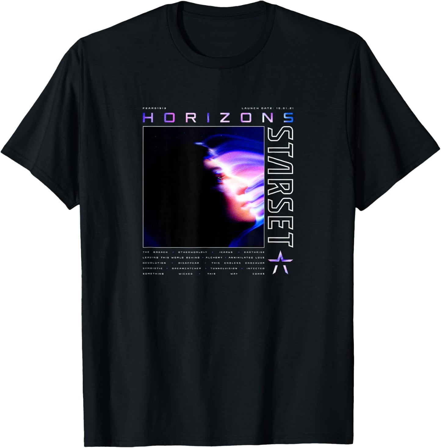 Starset - Horizons Cover T-Shirt - T-Shirt | Black