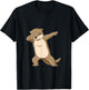 Cute Sea Otter Dancing Kids Women T-Shirt - T-Shirt | Black