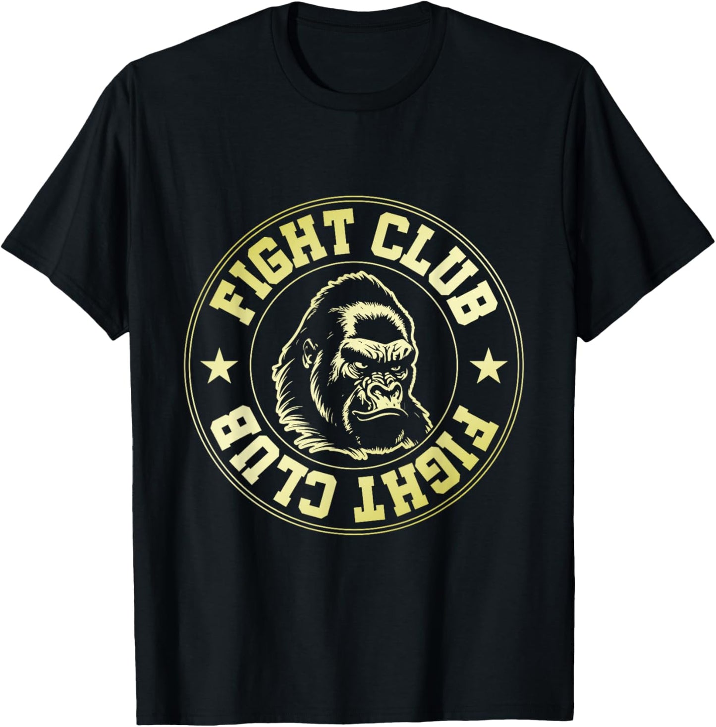 Gorilla Fight Club | Workout Gym Boxing MMA Fighter T-Shirt - T-Shirt | Black
