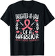 Daughter-in-law of a Warrior - Breast Cancer Awareness T-Shirt - T-Shirt | Black