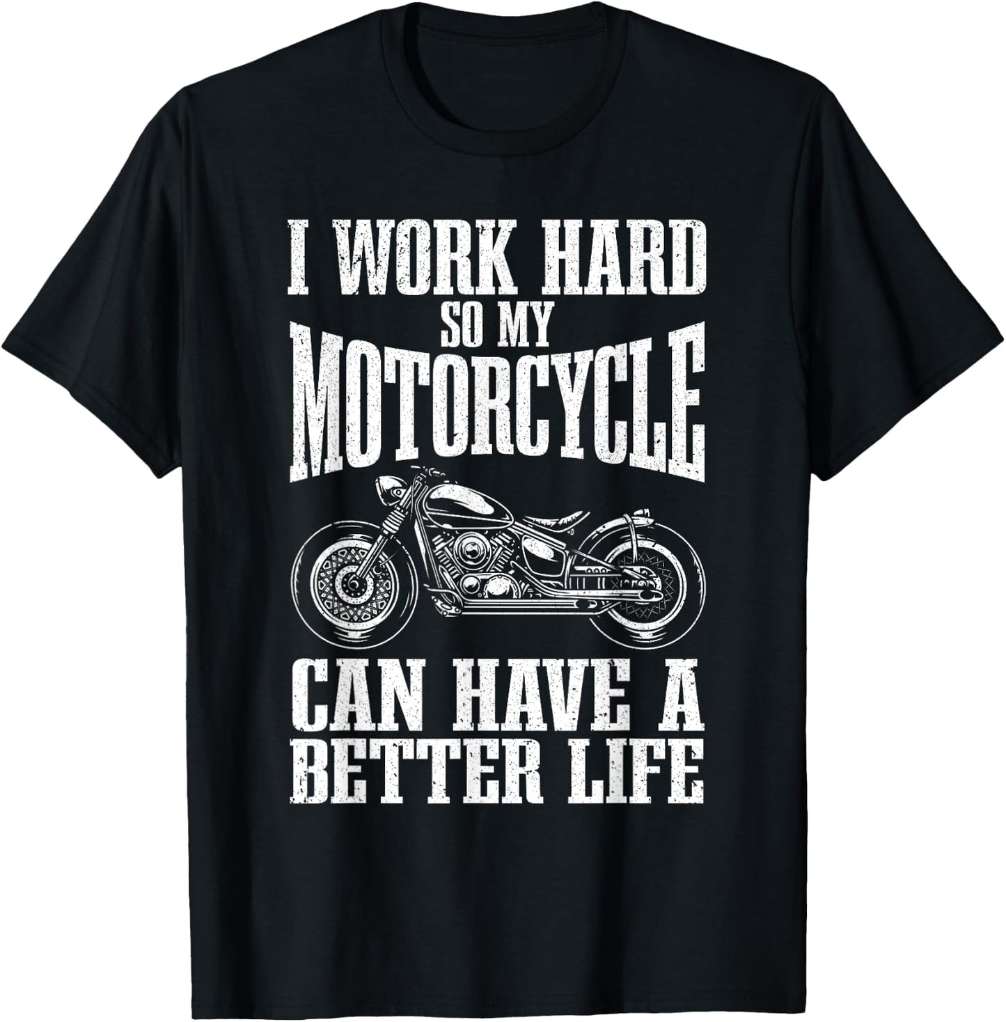Cool Motorcycle Design Women Motorcycle Lover Rider T-Shirt - T-Shirt | Black