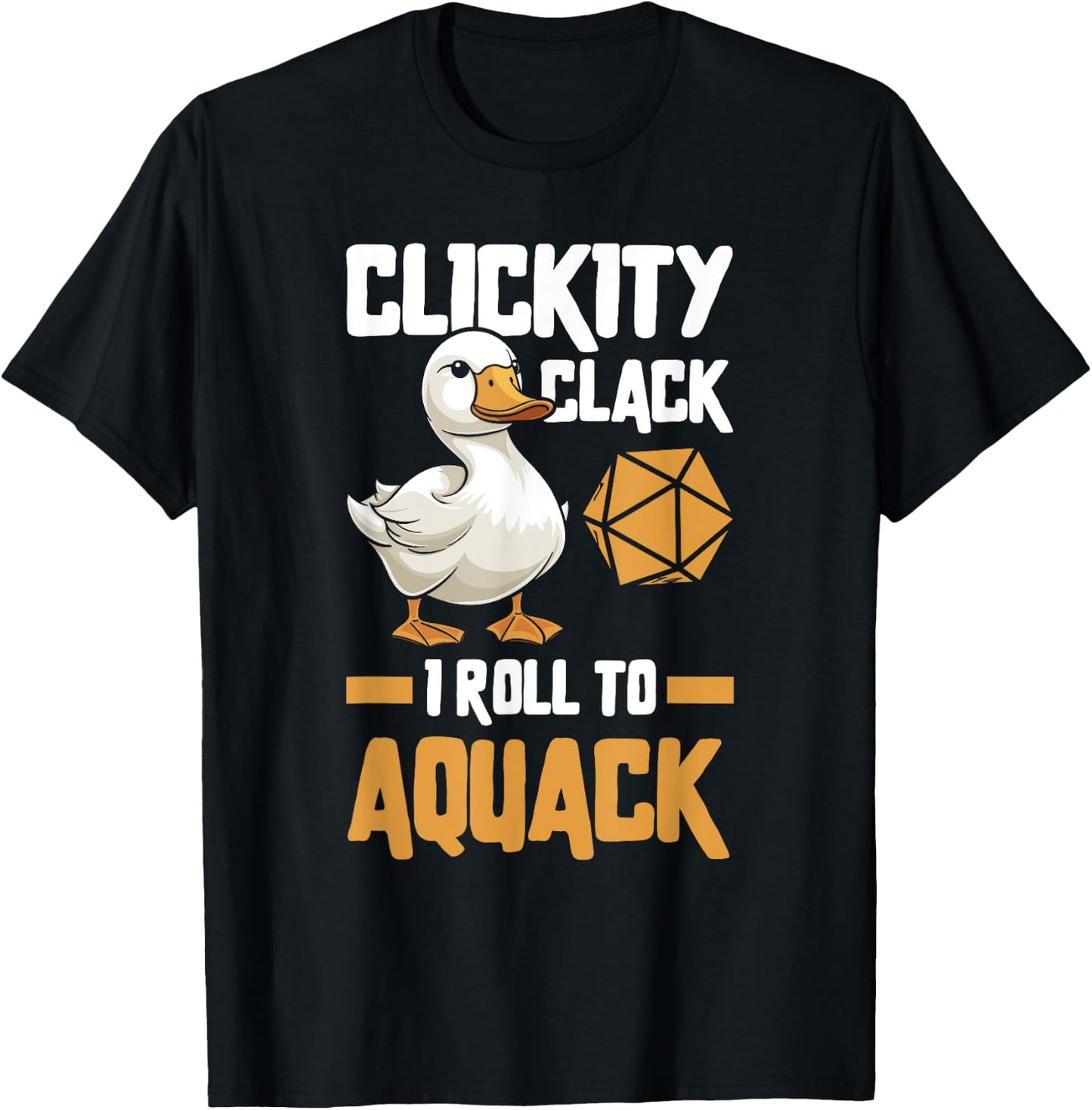 RPG Gaming Role Playing D20 Tabletop Games Funny RPG Gamer T-Shirt - T-Shirt | Black