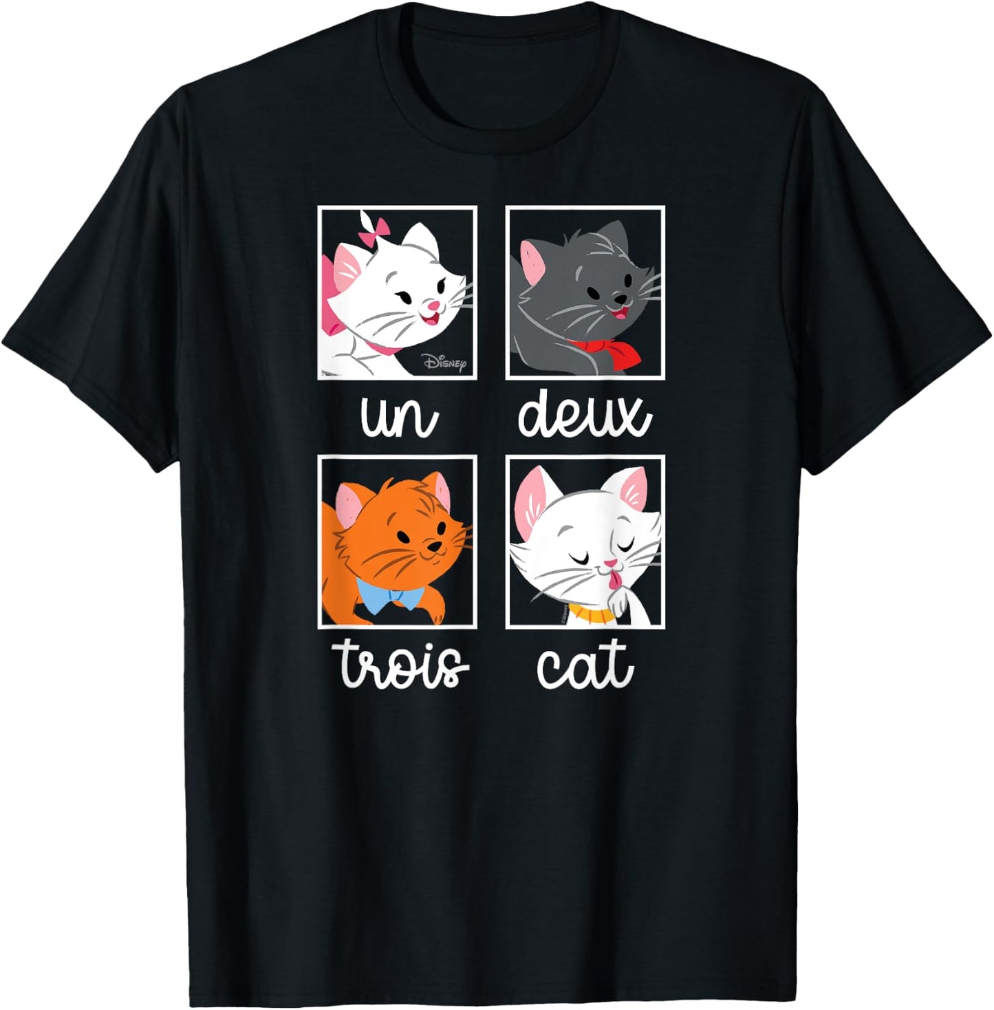 Disney - Un, Deux, Trois, Cat T-Shirt - T-Shirt | Black