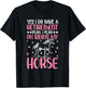 Retirement Plan On Riding My Horse Horse Riding Girl T-Shirt - T-Shirt | Black