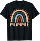 mammie Rainbow Grandma Cute Mothers Day Funny mammie T-Shirt - T-Shirt | Black
