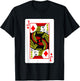 Jack Of Diamonds Poker Card Games Playing Cards Black Jack T-Shirt - T-Shirt | Black