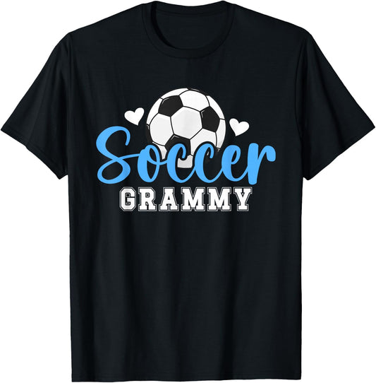 Soccer Grammy Of A Soccer Player Grammy T-Shirt - T-Shirt | Black
