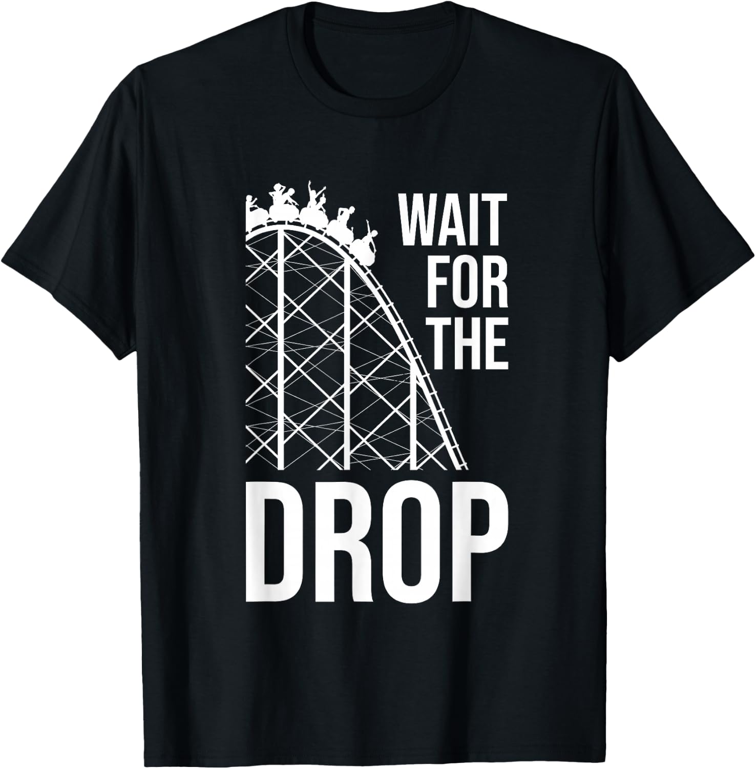 Carnival Ride Operator Best Roller Coaster Gifts Funny Roller Coaster Designs Kids Boys Girls Amusement Park Black T-Shirt - T-Shirt | Black
