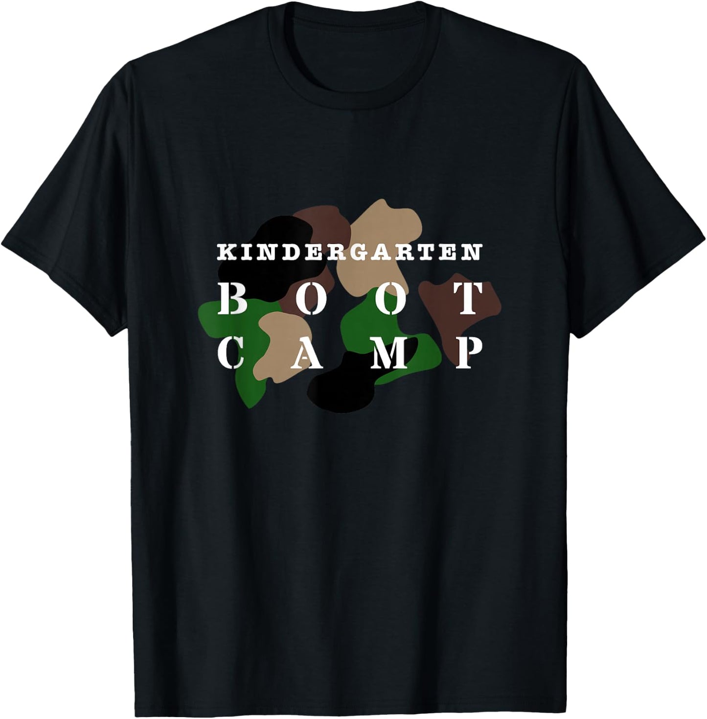 Kindergarten Boot Camp Teacher Kids T-Shirt - T-Shirt | Black