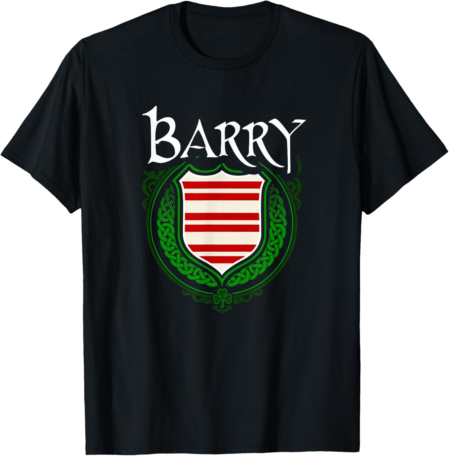 Barry Surname Irish Clan Tartan Badge Ireland T-Shirt - T-Shirt | Black