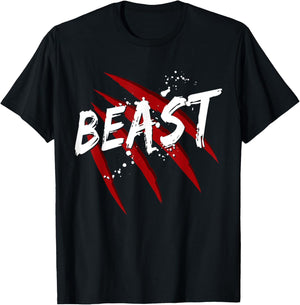 Gym Workout Training Beast Fitness Weight Loss Exercise T-Shirt - T-Shirt | Black