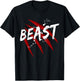 Gym Workout Training Beast Fitness Weight Loss Exercise T-Shirt - T-Shirt | Black