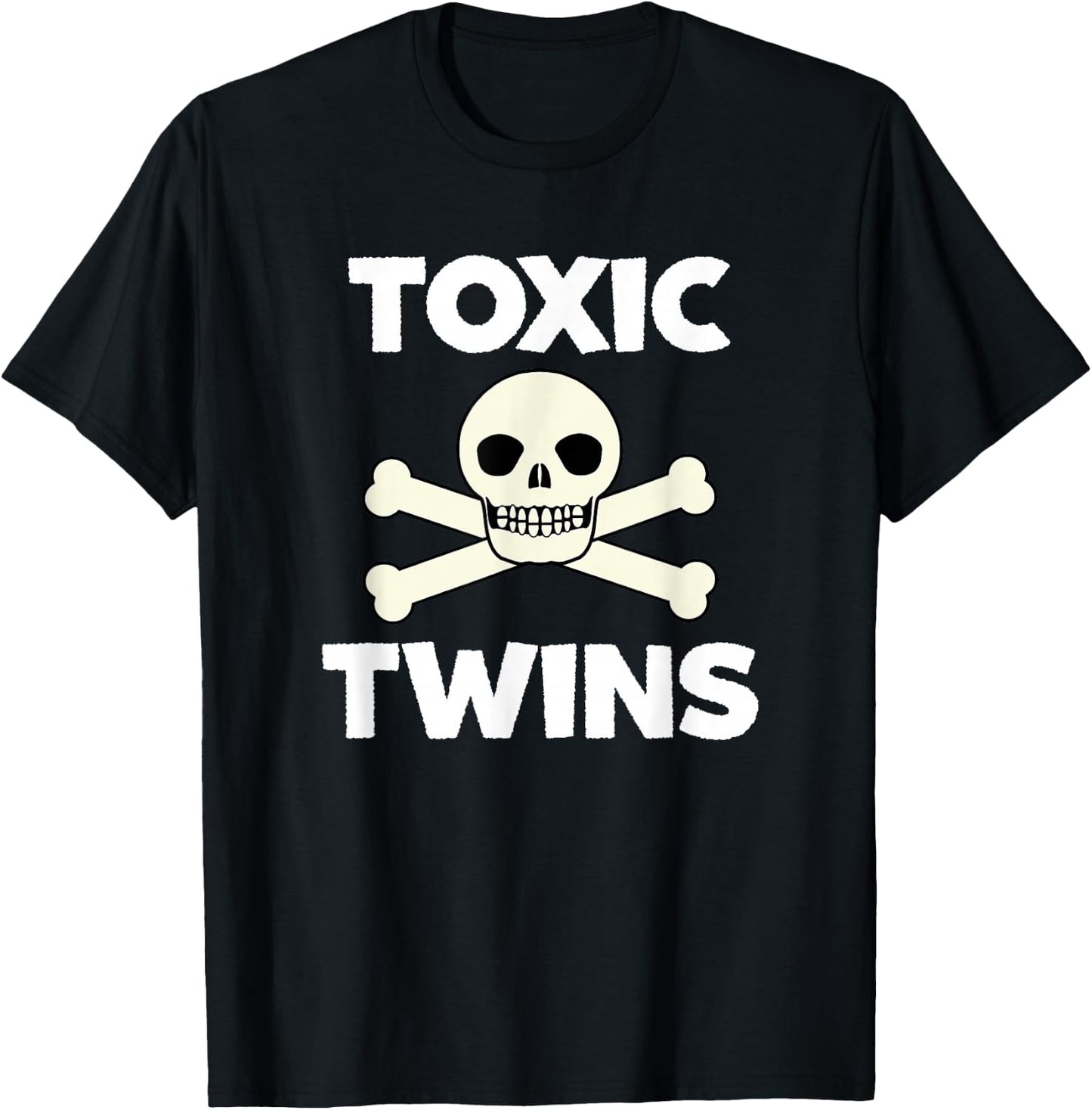 Cool Toxic Twins Fun Retro Classic Meme T-Shirt - T-Shirt | Black