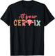 OBGYN Gynecology At Yours Cervix -Adults , Black, Small, Short Sleeve, , Modern, Nursing, Unique OBGYN-themed Design T-Shirt - T-Shirt | Black