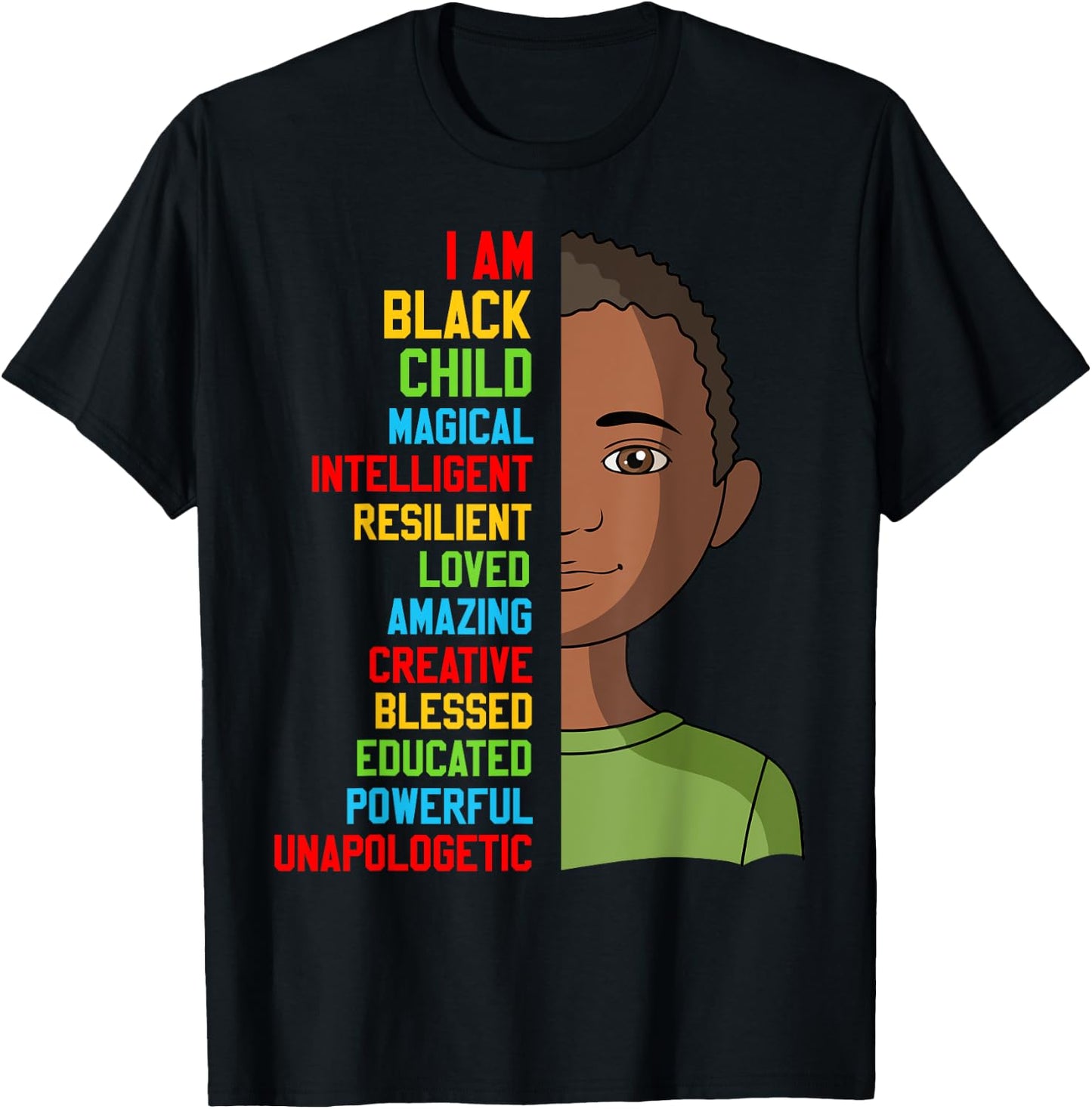 Black History Kids Im Black Child Month Boy Toddler T-Shirt - T-Shirt | Black