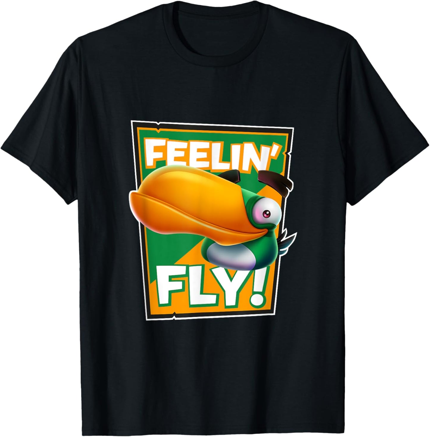 Angry Birds Hal Feelin' Fly Official Merchandise T-Shirt - T-Shirt | Black