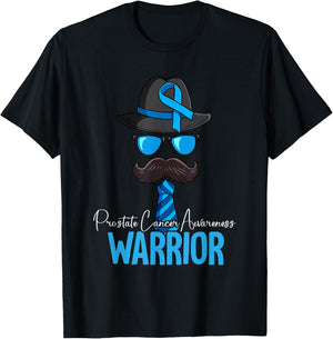 Prostate Cancer Awareness by Prostate Cancer Awareness Gift - -Adults, Black, Short Sleeve, Small, Classic Fit, Polyester 100% T-Shirt - T-Shirt | Black