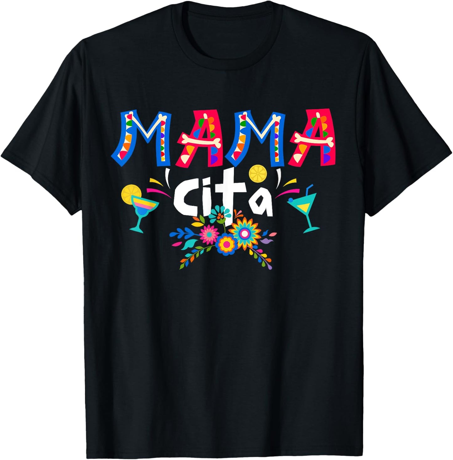 Mamacita Cinco De Mayo Fiesta Mexican 5 De Mayo Mother Women T-Shirt - T-Shirt | Black