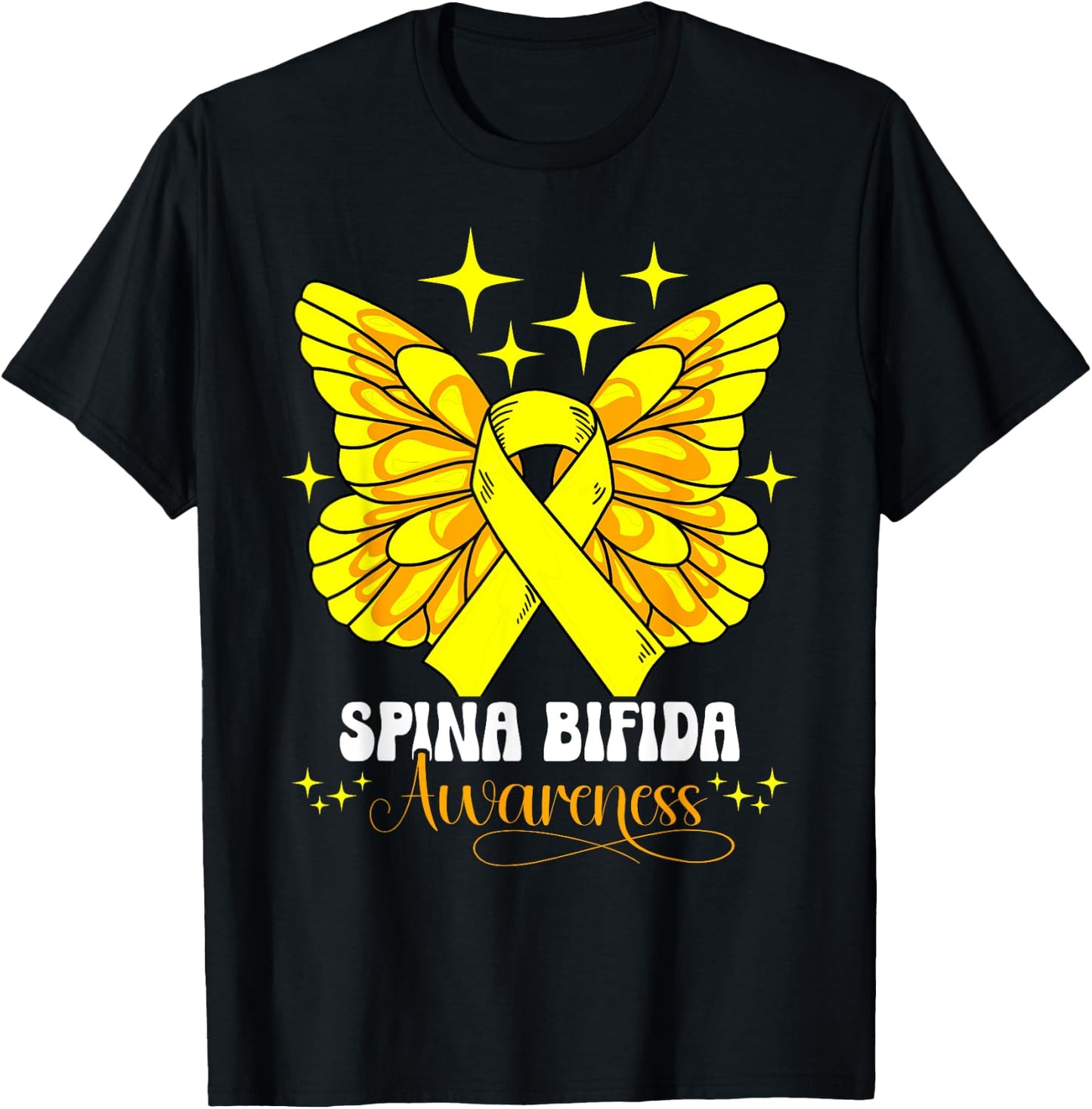 Spina Bifida Awareness T-Shirt - T-Shirt | Black