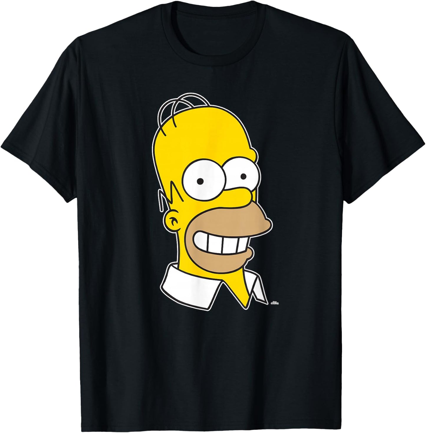 The Simpsons Homer Simpson Face T-Shirt - T-Shirt | Black