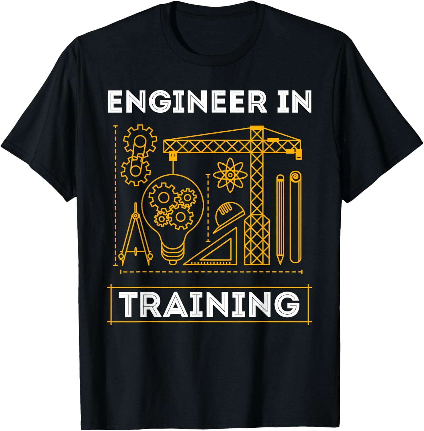 Engineer in Training Future Engineer Holding Engineering T-Shirt - T-Shirt | Black