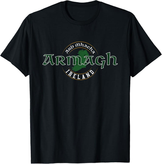 Armagh Ireland Irish T-Shirt - T-Shirt | Black