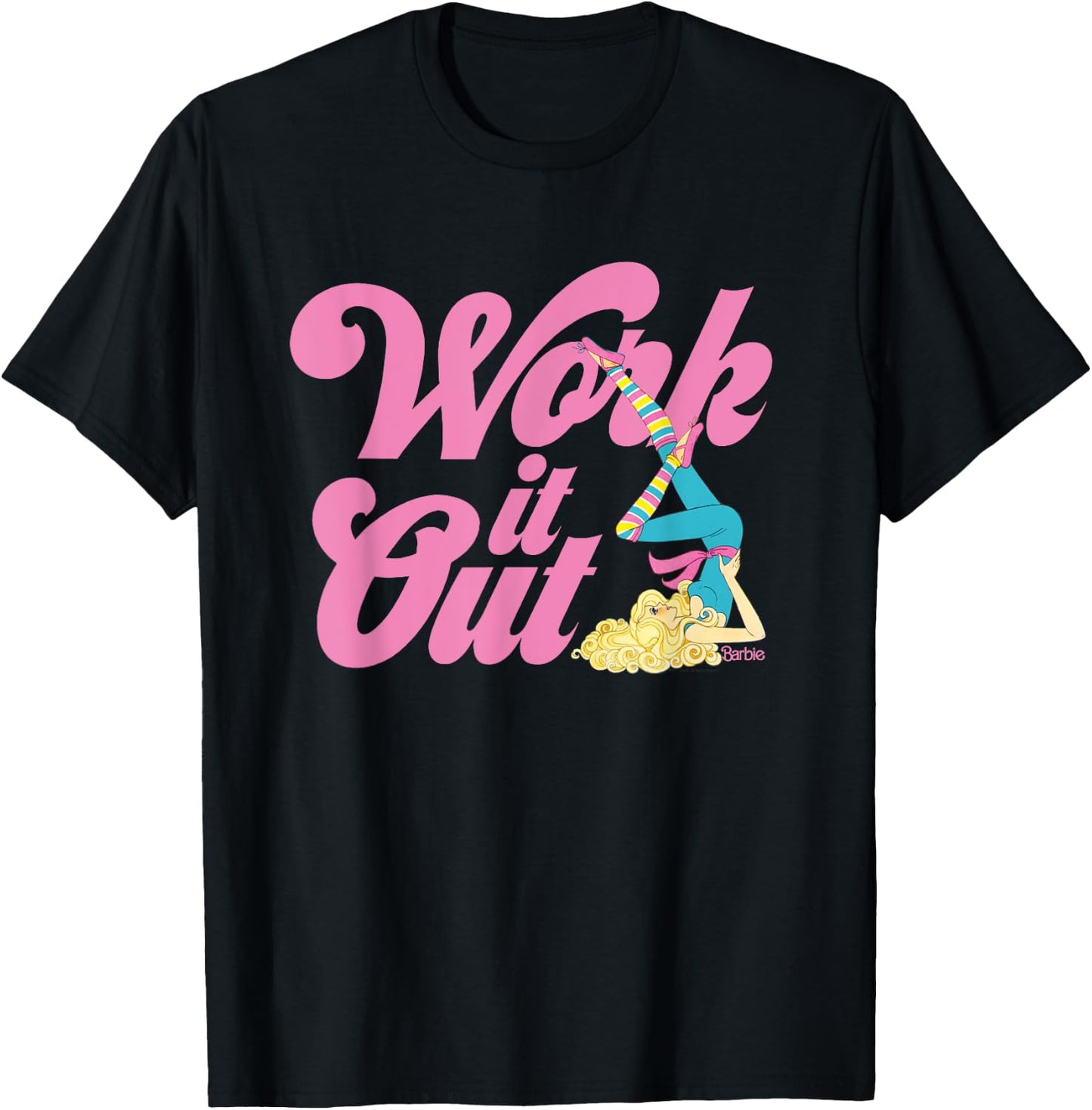 Barbie - Work It Out T-Shirt - T-Shirt | Black