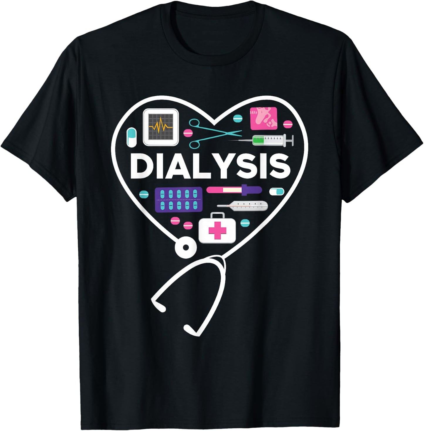 Dialysis Technician T-Shirt - T-Shirt | Black