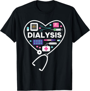 Dialysis Technician T-Shirt - T-Shirt | Black